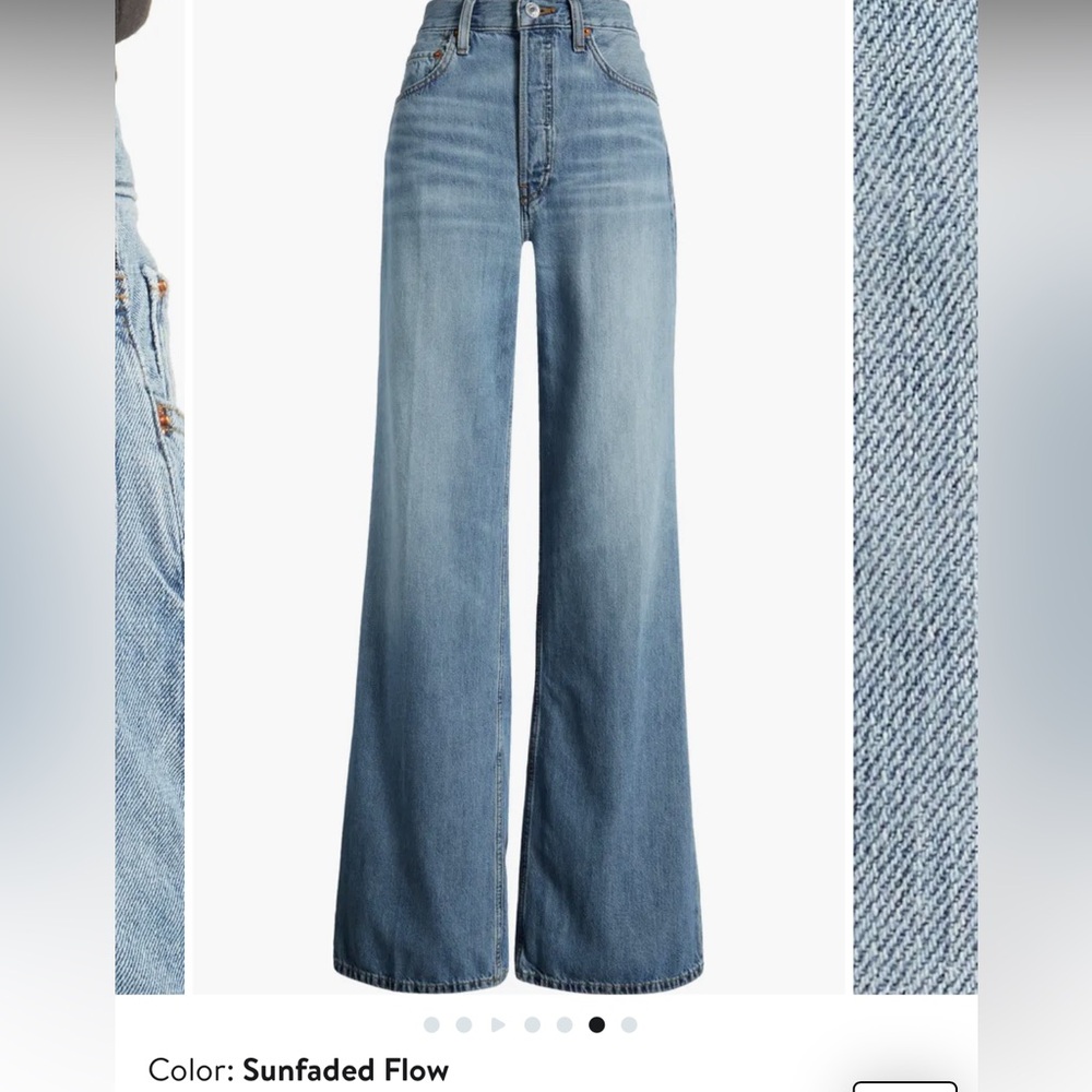 Re/done 70’s Jeans Sunfaded Flow - Picture 5 of 7